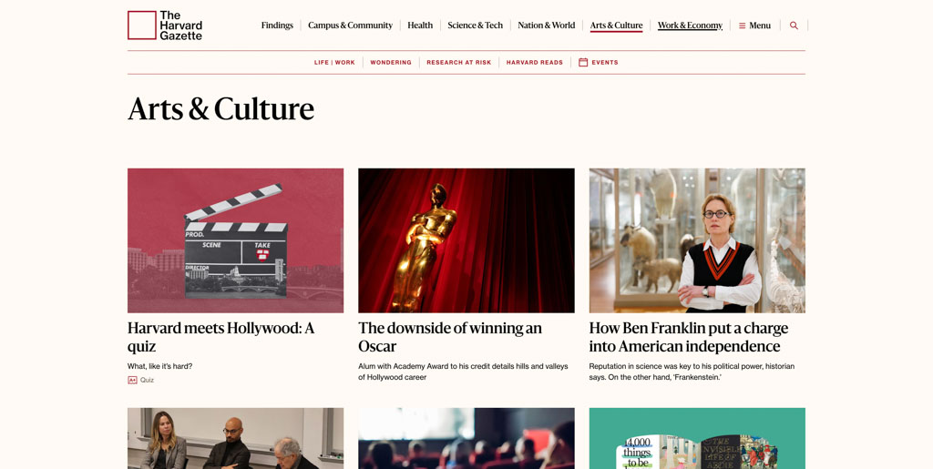 Arts & Culture Archives — Harvard Gazette